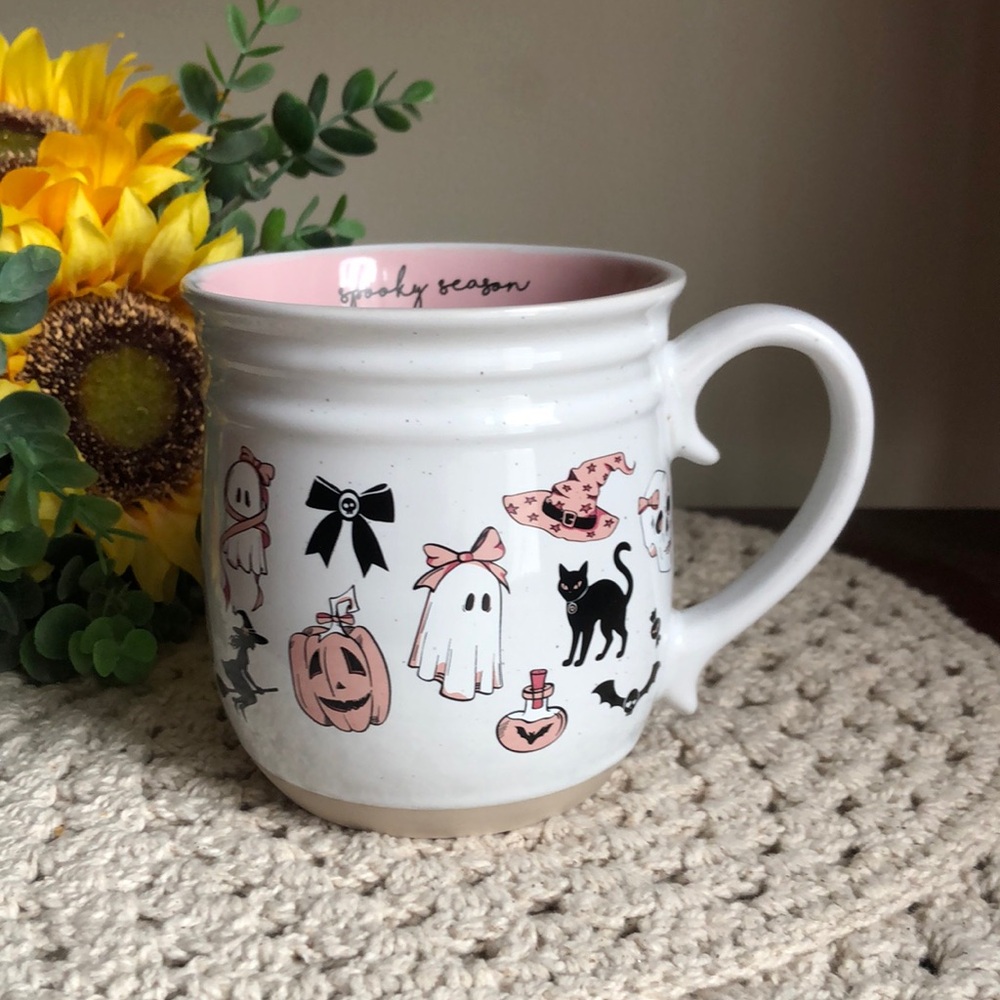 Spooky Season Pink Halloween Mug